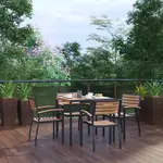 Flash Furniture XU-DG-810060064-GG Chair & Table Set, Outdoor
