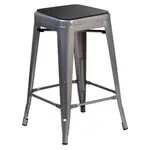 Flash Furniture XU-DG-TP0004-24-PL2B-GG Lincoln Counter Stool