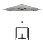 Flash Furniture XU-DG-UH8100-UB19BGY-GG Table, Outdoor