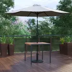 Flash Furniture XU-DG-UH8100-UB19BGY-GG Table, Outdoor