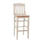 Flash Furniture XU-DG-W0006B-ANTWHT-GG Hercules Series Restaurant Bar Stool
