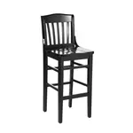 Flash Furniture XU-DG-W0006B-BLK-GG Hercules Series Restaurant Bar Stool