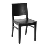 Flash Furniture XU-DG-W0305-BLK-GG Naples Dining Chair