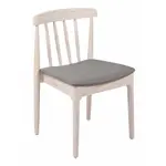 Flash Furniture XU-DG-W0359-ANTWHT-GG Chester Dining Chair