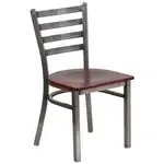 Flash Furniture XU-DG694BLAD-CLR-MAHW-GG Hercules Series Restaurant Chair
