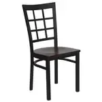 Flash Furniture XU-DG6Q3BWIN-MAHW-GG Hercules Series Restaurant Chair
