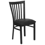 Flash Furniture XU-DG6Q4BSCH-BLKV-GG Hercules Series Restaurant Chair