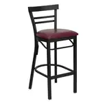 Flash Furniture XU-DG6R9BLAD-BAR-BURV-GG Hercules Series Restaurant Bar Stool