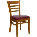 Flash Furniture XU-DGW0005LAD-CHY-BURV-GG Hercules Series Restaurant Chair