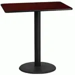 Flash Furniture XU-MAHTB-2442-TR24B-GG Table