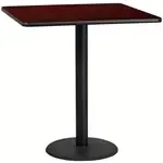 Flash Furniture XU-MAHTB-4242-TR24B-GG Table