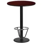 Flash Furniture XU-RD-24-MAHTB-TR18B-3CFR-GG Table