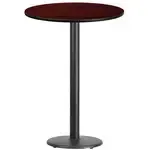 Flash Furniture XU-RD-30-MAHTB-TR18B-GG Table