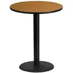 Flash Furniture XU-RD-36-NATTB-TR24B-GG Table