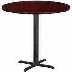 Flash Furniture XU-RD-42-MAHTB-T3333B-GG Table