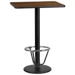 Flash Furniture XU-WALTB-2430-TR18B-3CFR-GG Table