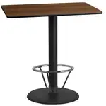 Flash Furniture XU-WALTB-2442-TR24B-4CFR-GG Table