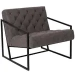 Flash Furniture ZB-8522-GY-GG Hercules Madison Series Lounge Chair