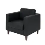 Flash Furniture ZB-8921-1S-BLK-GG Hercules Artemis Reception Chair