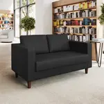 Flash Furniture ZB-8921-2S-BLK-GG Hercules Artemis Reception Loveseat