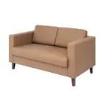 Flash Furniture ZB-8921-2S-COGNAC-GG Hercules Artemis Reception Loveseat