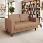 Flash Furniture ZB-8921-2S-COGNAC-GG Hercules Artemis Reception Loveseat