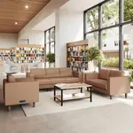 Flash Furniture ZB-8921-SET-COGNAC-GG Hercules Artemis Reception Set