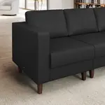 Flash Furniture ZB-8921C-LA-BLK-GG Hercules Artemis Left Arm Reception Chair