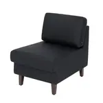 Flash Furniture ZB-8921M-BLK-GG Hercules Artemis Middle Reception Chair