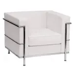 Flash Furniture ZB-REGAL-810-1-CHAIR-WH-GG Hercules Regal Series Chair