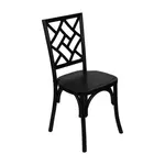 Flash Furniture ZH-8100-5-BLK-GG Brooklyn Dining Chair
