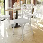 Flash Furniture ZH-8100-5-WHT-GG Brooklyn Dining Chair