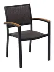 Florida Seating AL-5625 BLK-JAVA Arm Chair