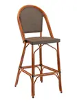 Florida Seating BISTRO B BLACK COFFEE BARSTOOL
