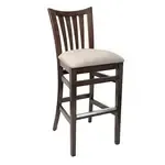 Florida Seating CN-201B WALNUT - GR1 Barstool