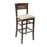 Florida Seating CN-203B WALNUT - GR1 Barstool