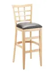 Florida Seating CON-03B NATURAL-GR1 Barstool