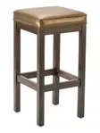 Florida Seating FLS-02BB GR1 BLACK- BOX SEAT Barstool