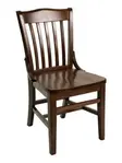 Florida Seating FLS-02S WALNUT-SS Side Chair