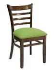 Florida Seating FLS-05S WALNUT-GR1 Side Chair