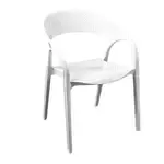 Florida Seating GOSSIP-WHITE Pedrali® Gossip Arm Chair
