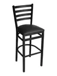 Florida Seating MET-05B BLACK-GR1 Barstool