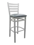 Florida Seating MET-05B SILVER-GR1 Barstool