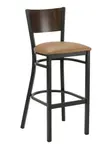 Florida Seating MET-15 B BLACK-GR1 Barstool
