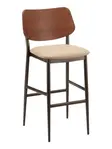 Florida Seating MET-45B BROWN/ BROWN GR1 Barstool