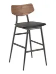 Florida Seating MET-70B ANTH/ NEOWALNUT GR1 Barstool
