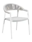 Florida Seating RP-01 WHITE / LT LOUNGE Lounge Arm Chair