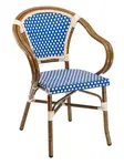 Florida Seating RT-02 BLUE-IVORY Arm Chair
