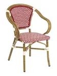 Florida Seating RT-02 BORDEAUX-IVORY Arm Chair