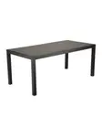 Florida Seating TEAK INLAY32X32 BLK-GRAY TFT Table